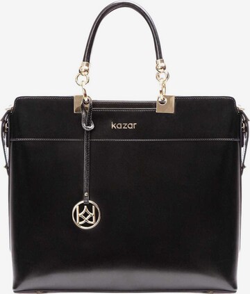 Kazar Handbag in Black: front