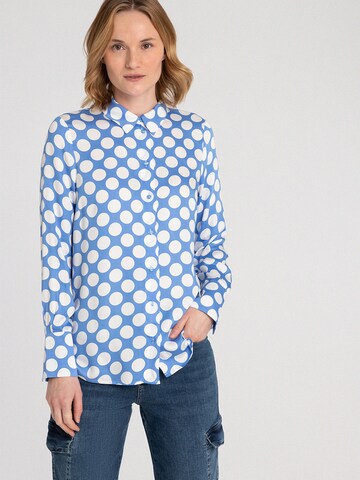 MORE & MORE Bluse in Blau