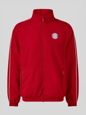 FC BAYERN MÜNCHEN Between-Season Jacket in Red: front