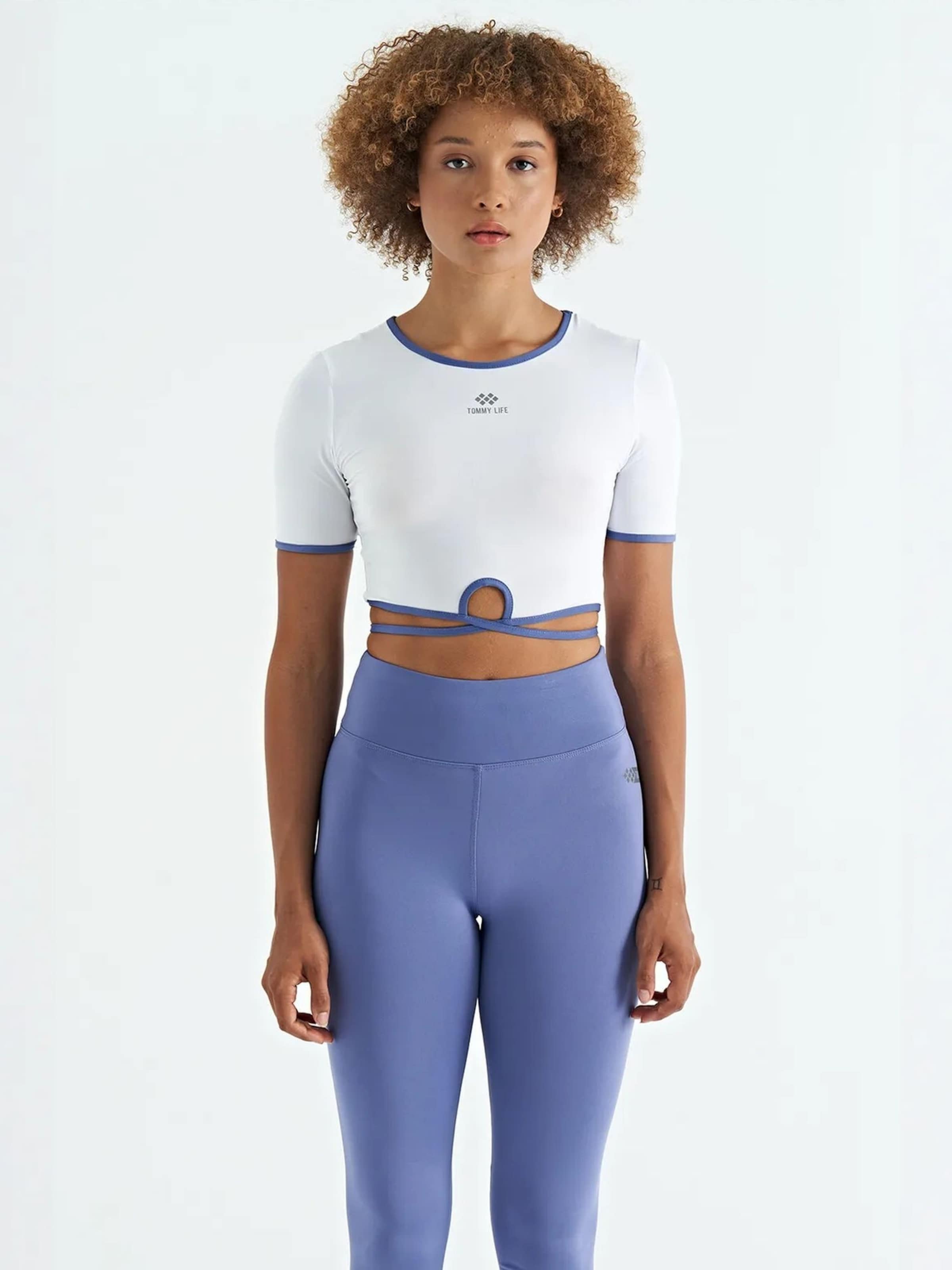 Maglia funzionale di Tommy Life in bianco: frontale