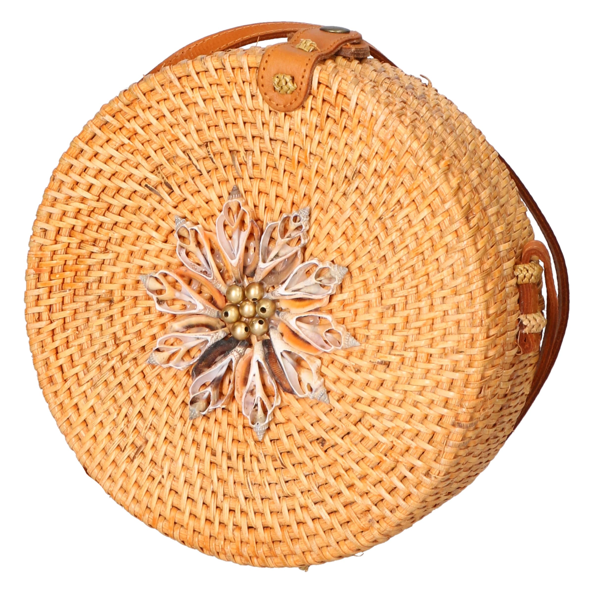 Gave Lux Schoudertas in Bruin: voorkant