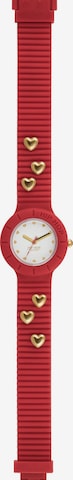 Orologio analogico di Hip Hop in rosso: frontale