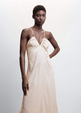 MANGO Summer Dress 'Jack' in Beige