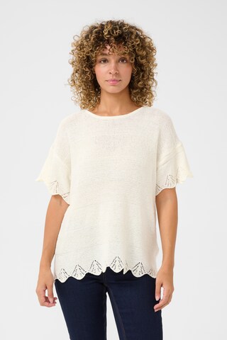 Pull-over 'Loraine' Cream en blanc : devant