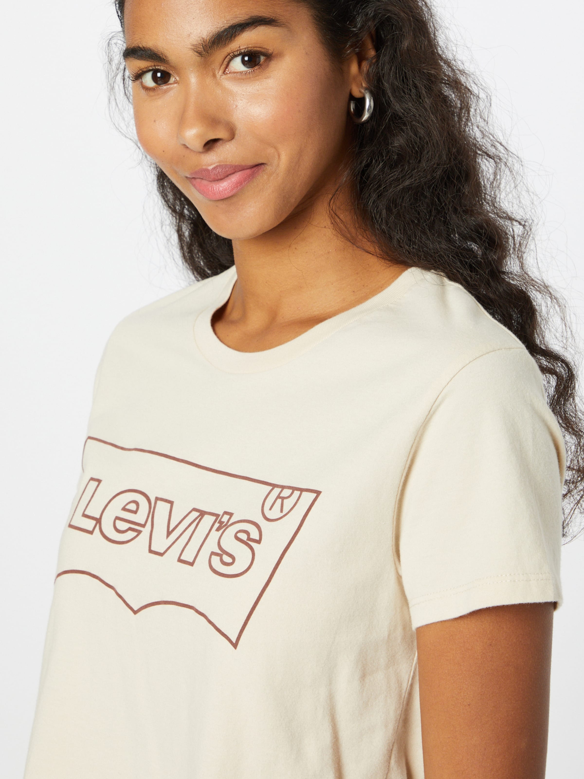 Promos T-shirt LEVIS en Crème 