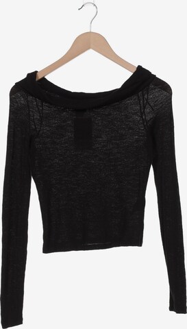 Monki Langarmshirt S in Schwarz: predná strana