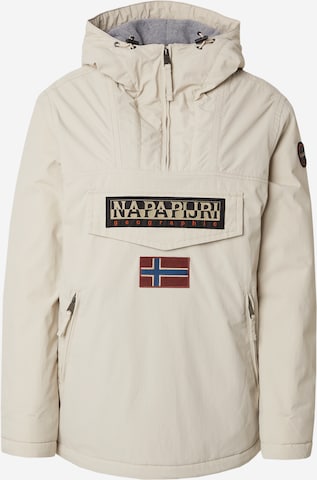 NAPAPIJRI - Chaqueta funcional 'RAINFOREST' en beige: frente