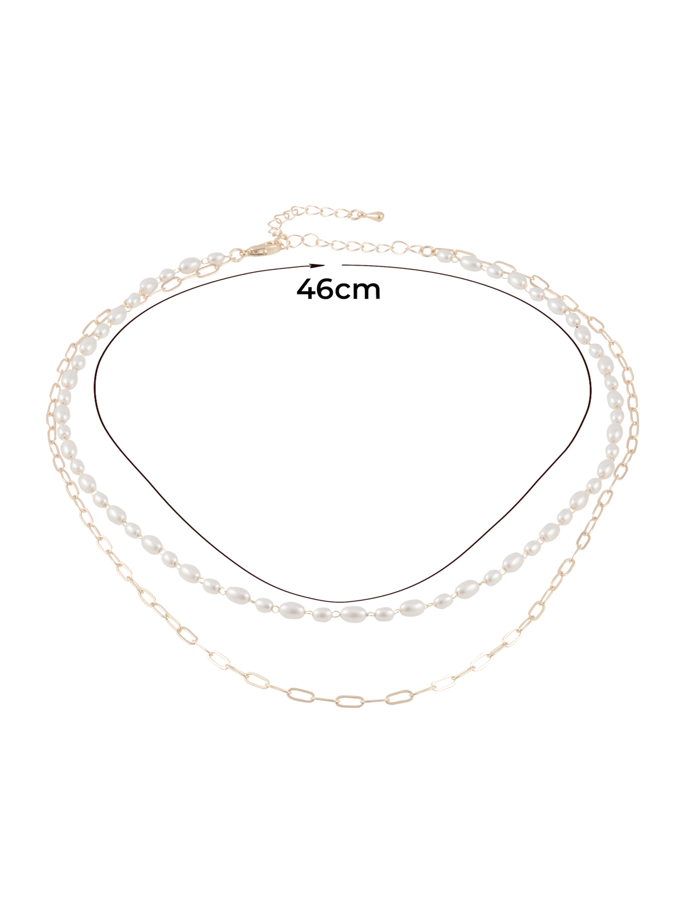 ABOUT YOU Цепочка 'Ellen' в Золотой: спереди