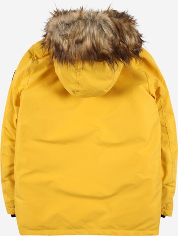 Coupe regular Veste d’hiver 'Sky' Jack & Jones Junior en jaune