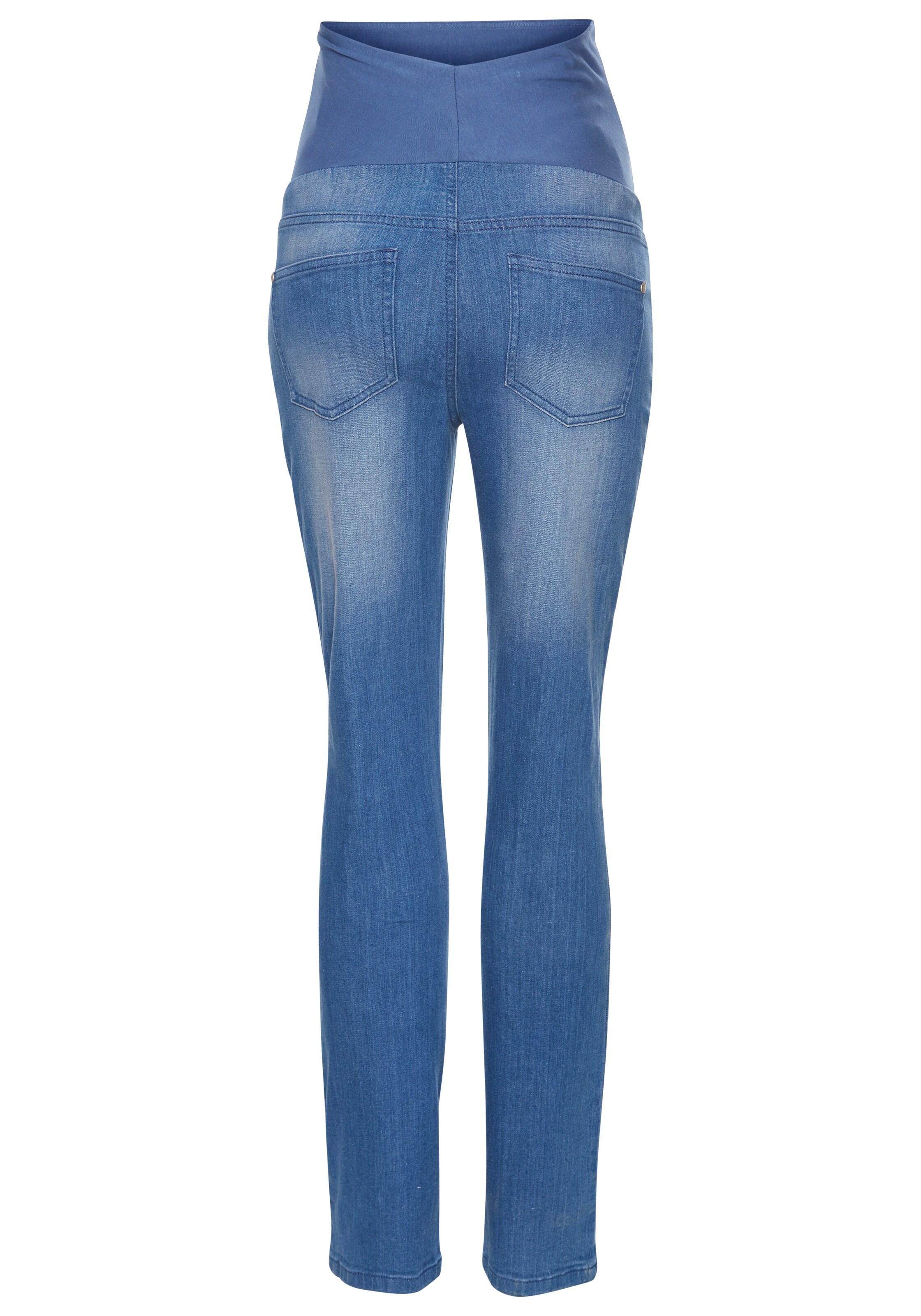Neun Monate Regular Jeans in Blue
