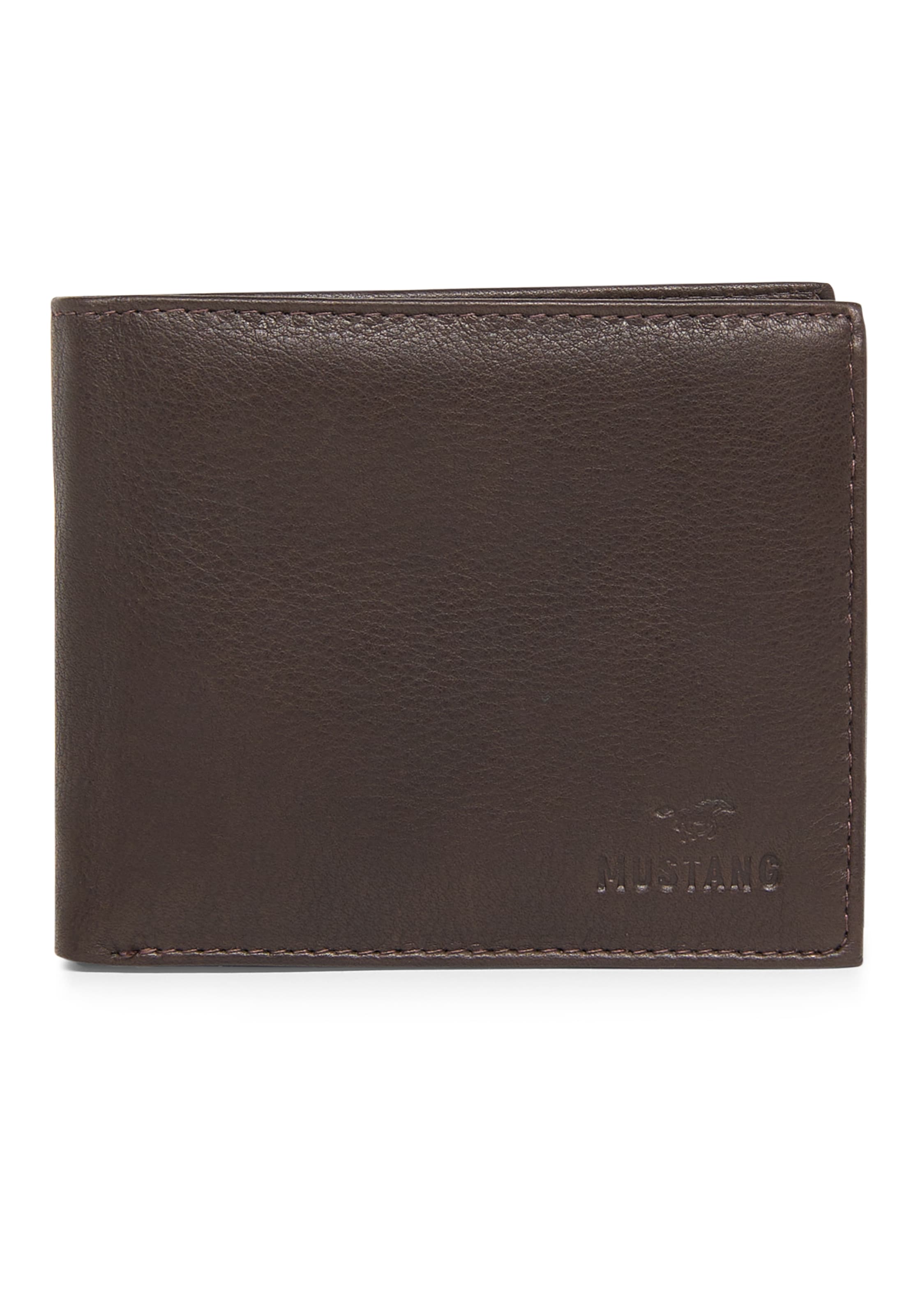 MUSTANG Wallet in Brown: front