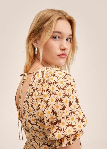 Robe d’été 'Solange' MANGO en marron
