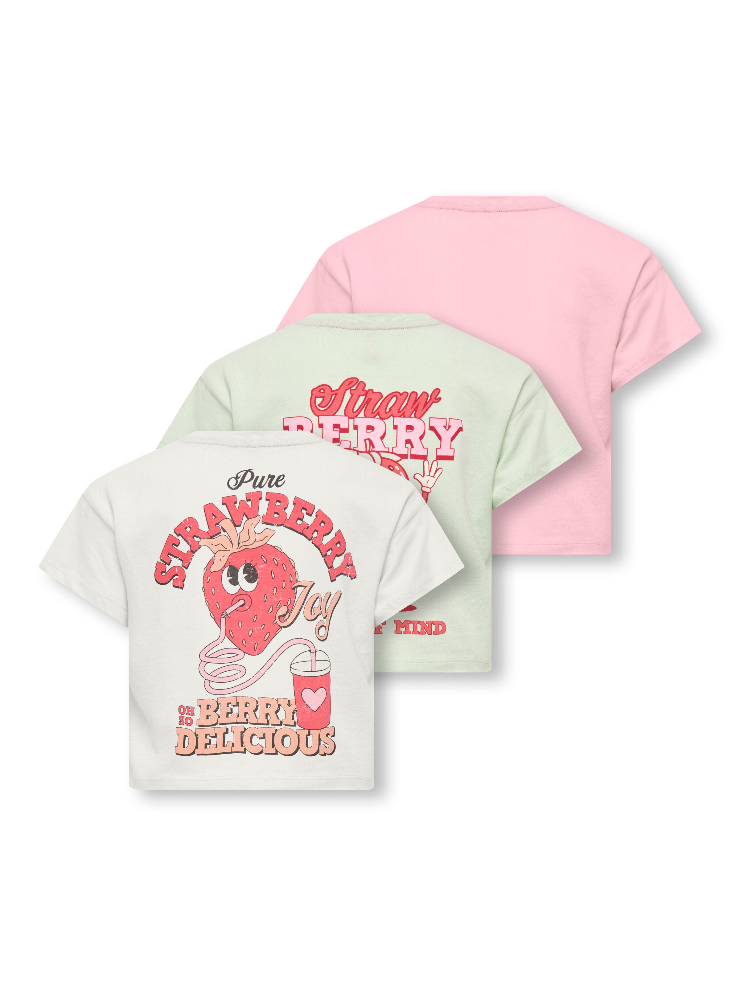 Only Mini Футболка 'KMGBELINDA' в Зеленый