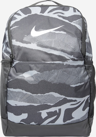 NIKE Sports backpack in Grey / Black / White, Item view