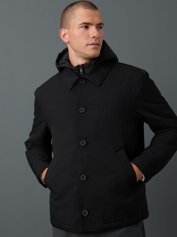 Veste mi-saison Next en noir : devant