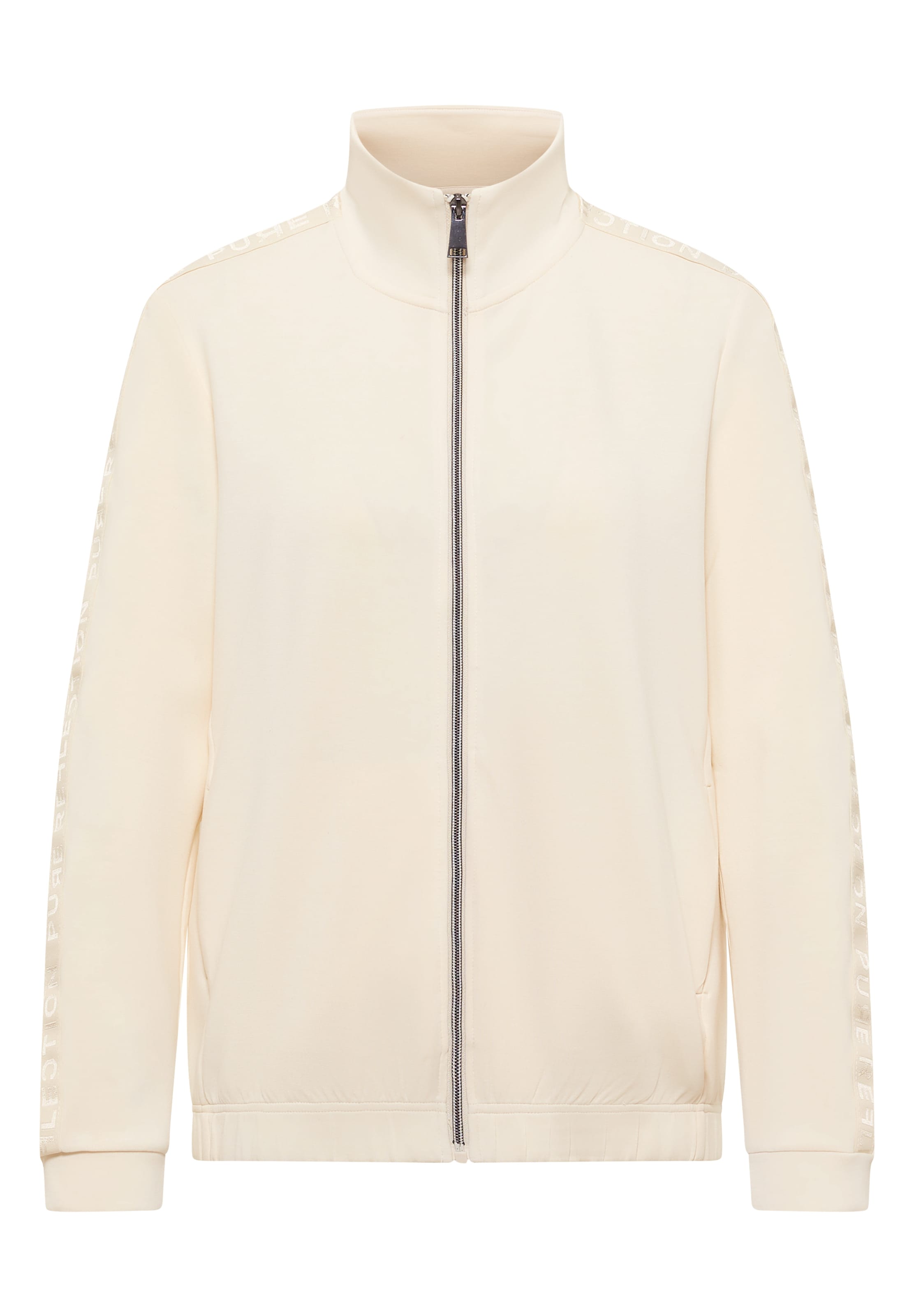 CECIL Knit Cardigan in Beige: front