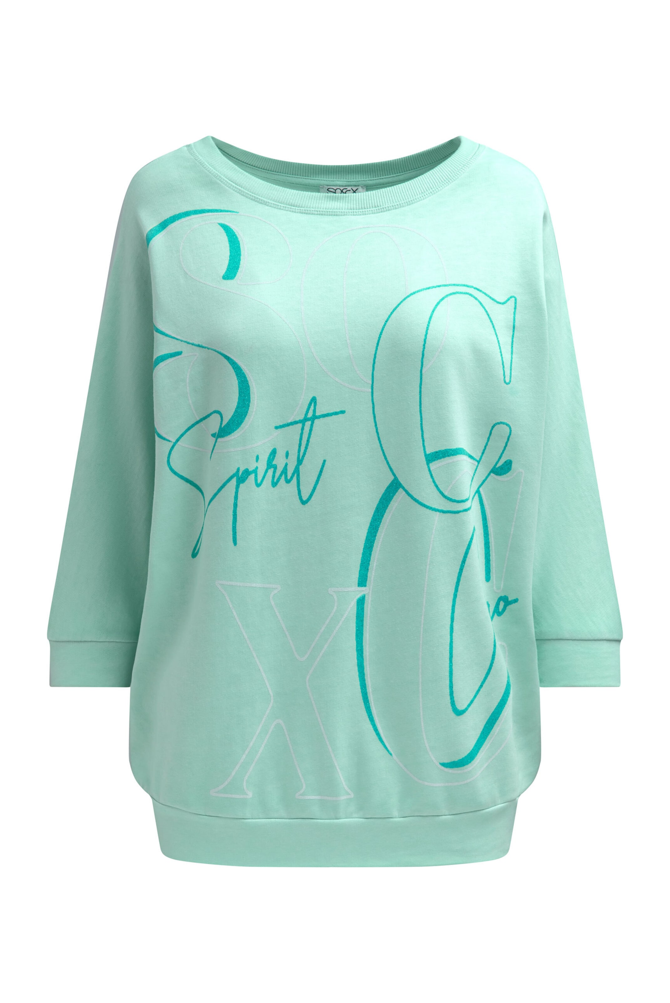 Soccx Sweatshirt in Blue: front