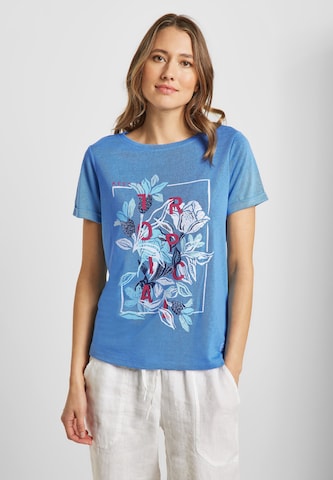 T-shirt CECIL en bleu : devant