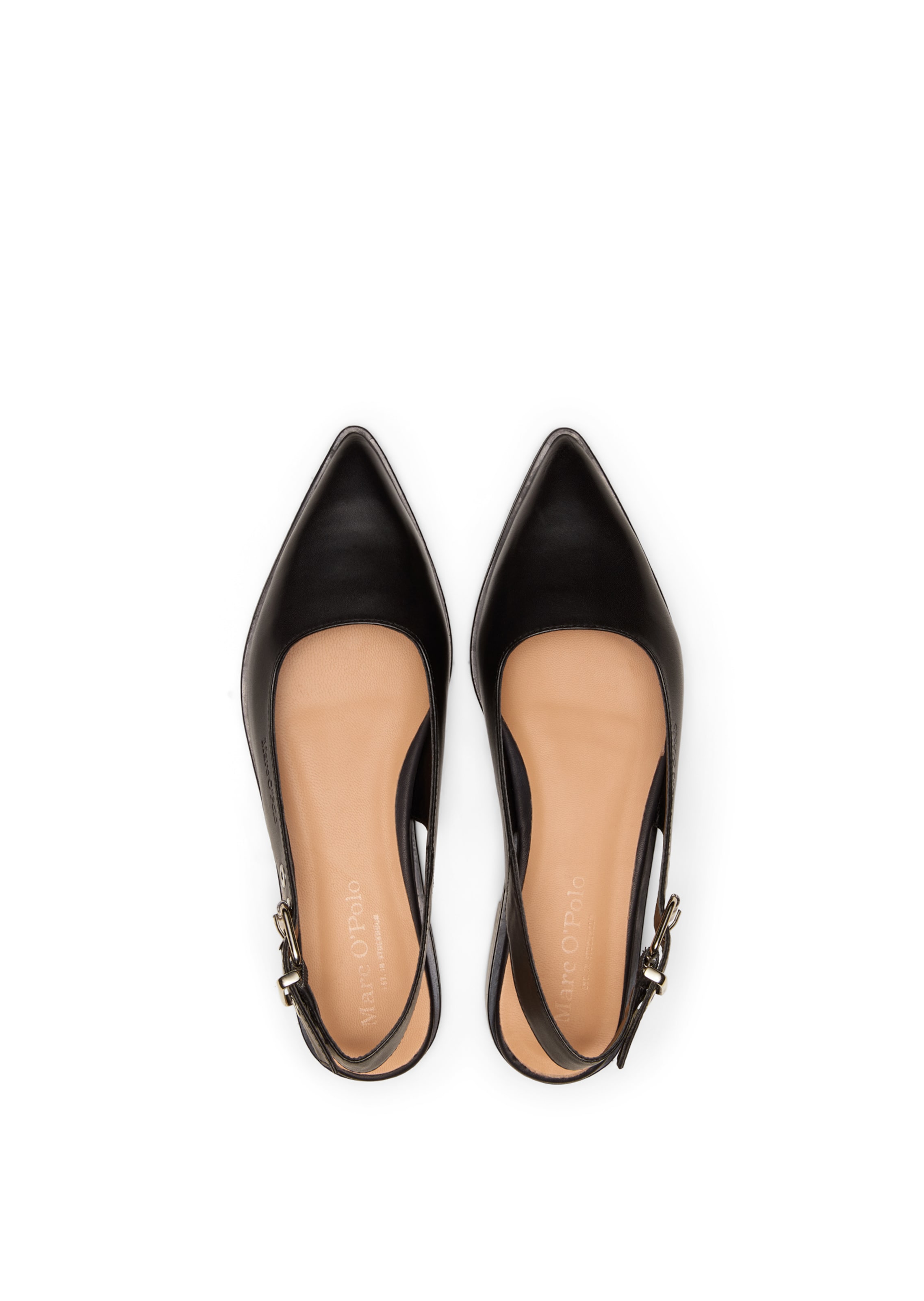 Marc O'Polo Ballerina 'Camilla' in Zwart