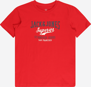 Jack & Jones Junior - Camisola em vermelho: frente