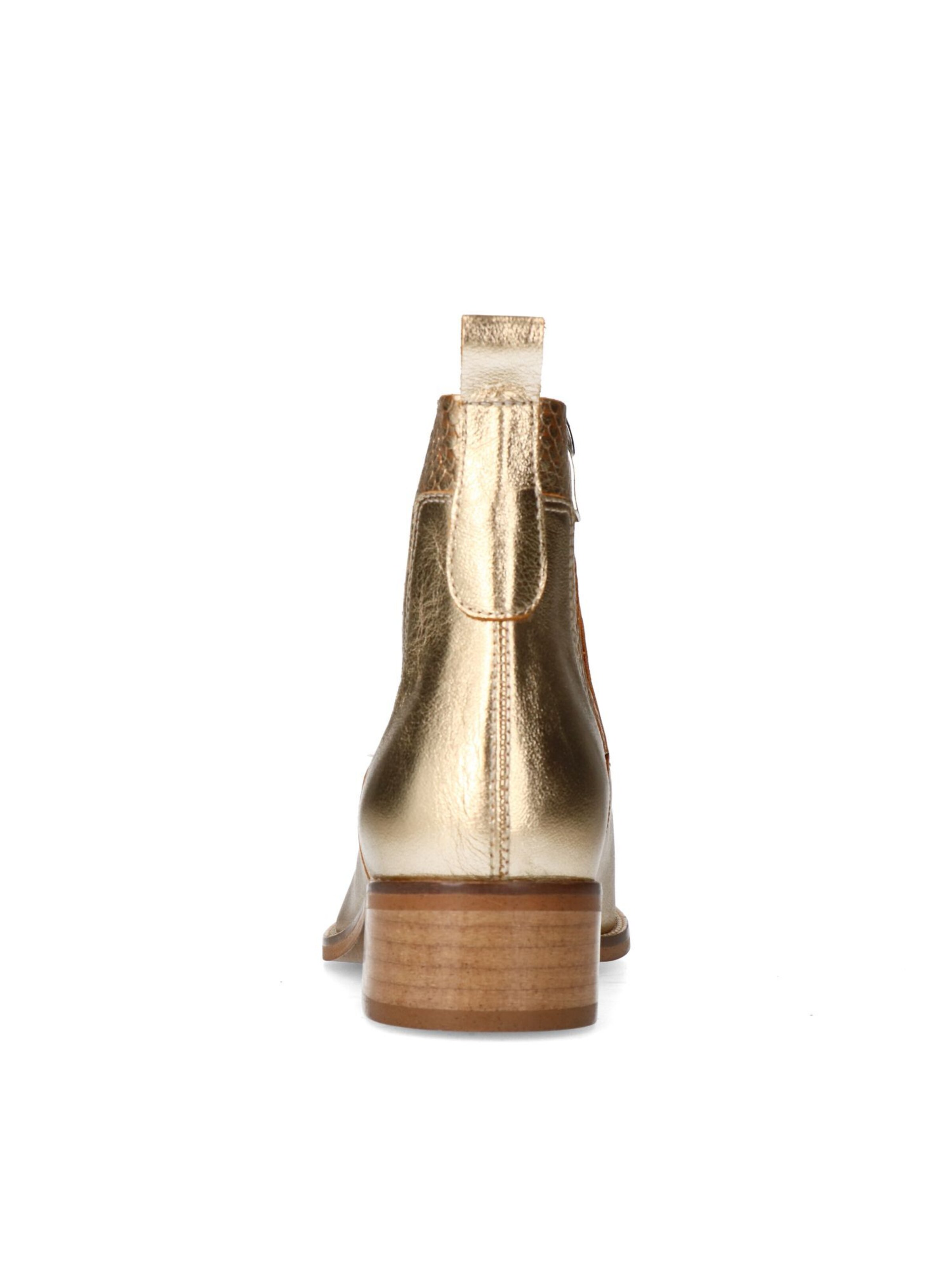 MANFIELD Stiefelette in Gold