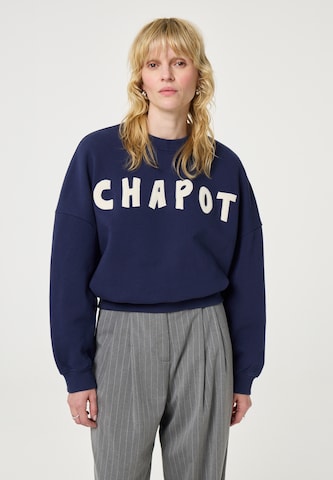Fabienne Chapot Sweatshirt in Blauw: voorkant