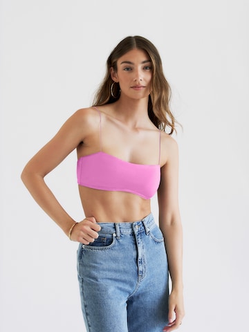 RÆRE by Lorena Rae Top 'Caja' in Pink: front