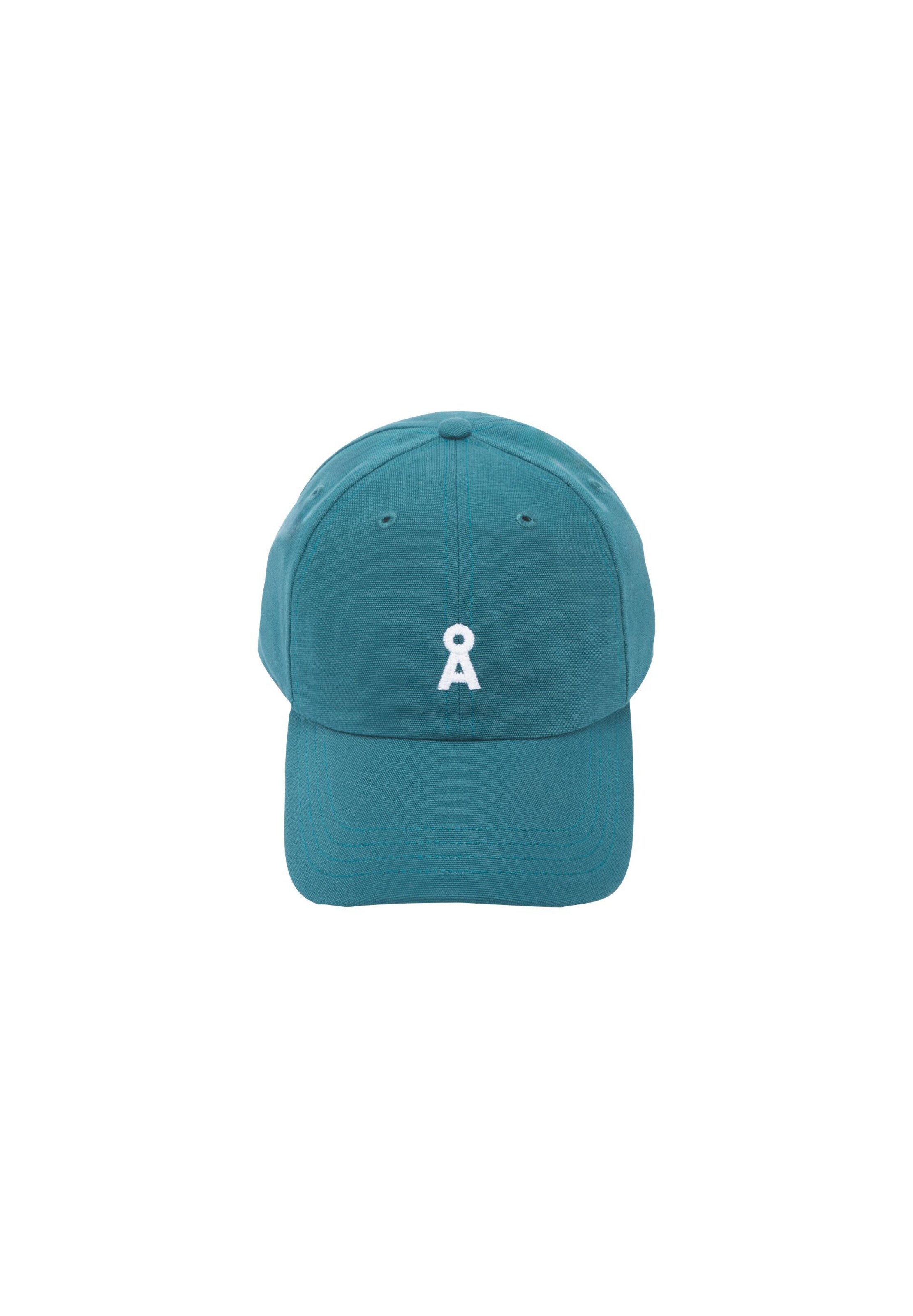 ARMEDANGELS Cap in 55-60 in petrol / weiß, Produktansicht
