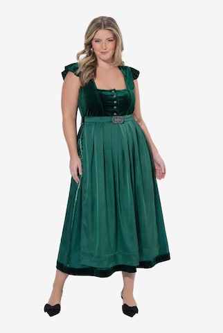 Ulla Popken KDirndl in Grün: Vorderseite