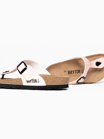 Bayton - Sandalias de dedo en rosa