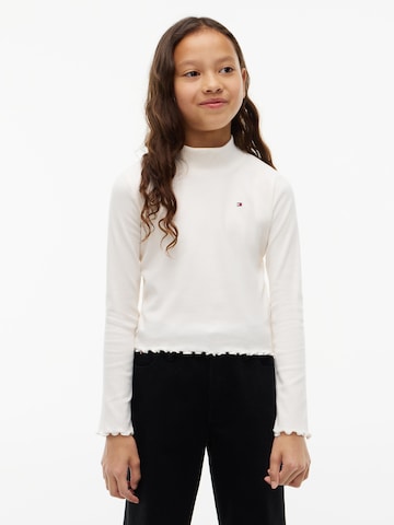 TOMMY HILFIGER T-shirt i vit: framsida