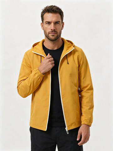 YOUTHUP Athletic Jacket 'Kombi' in Yellow