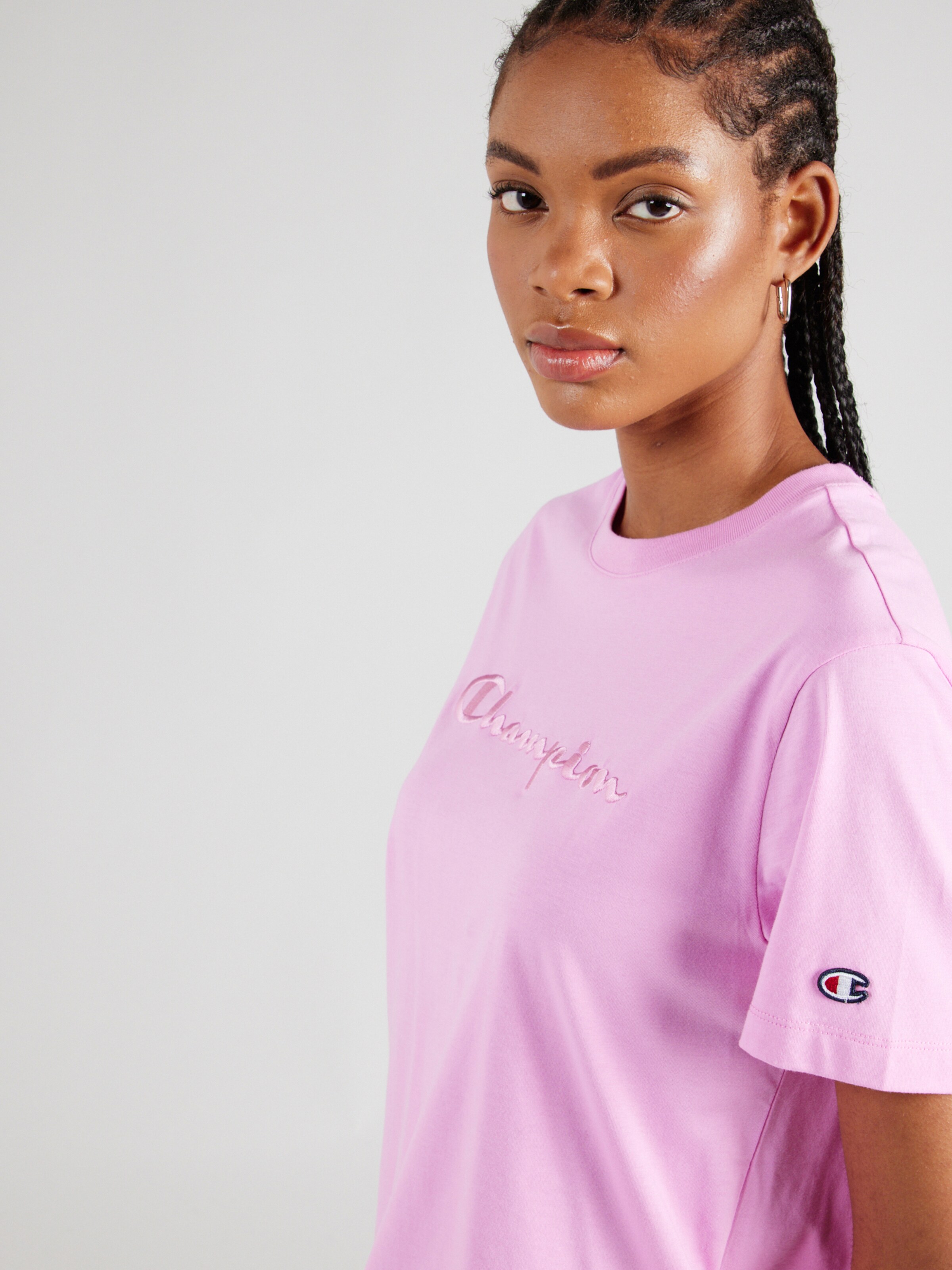 Baby pink champion shirt hot sale