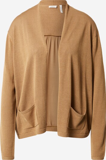 s.Oliver BLACK LABEL Gebreid vest in de kleur Camel, Productweergave