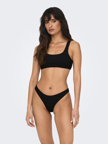 ONLY Bustier Góra bikini 'Amanda' w kolorze czarny