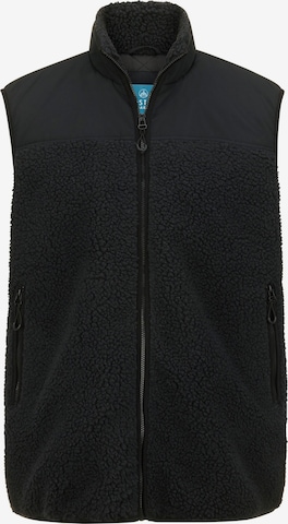 Boston Park Vest in Black: front