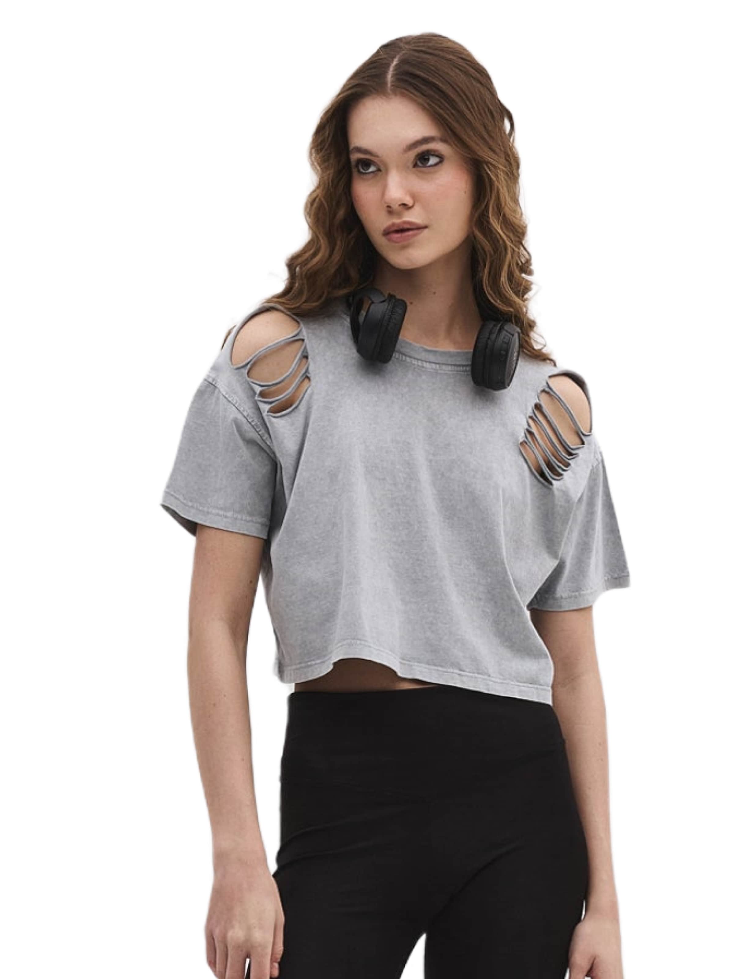 No Matter What Shirt in Grijs