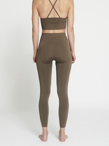rethinkit studios Skinny Leggings 'Hella' in Brown