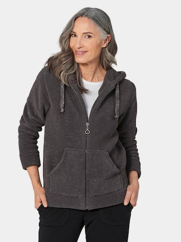 Veste en polaire Goldner en gris : devant