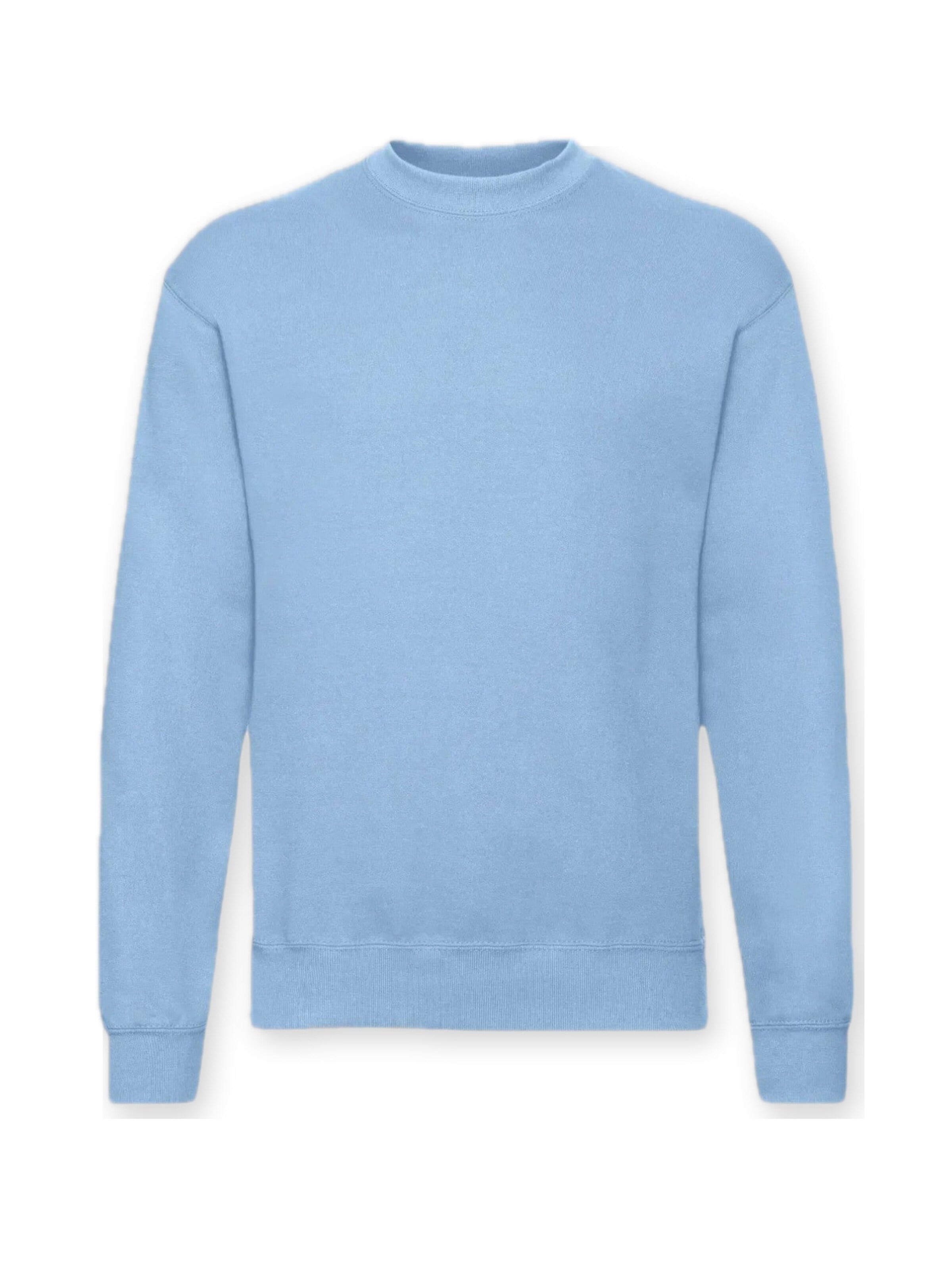 FRUIT OF THE LOOM Sweatshirt 'Crewneck sweatshirt' i blå: forside