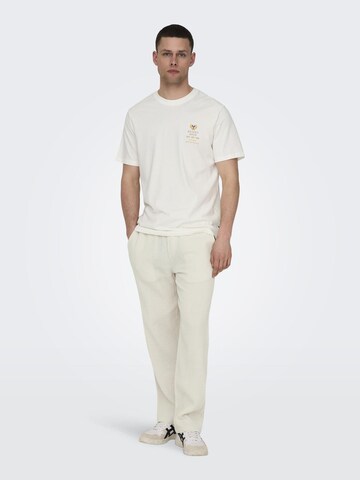 Only & Sons Loose fit Trousers 'ONSSINUS' in Grey