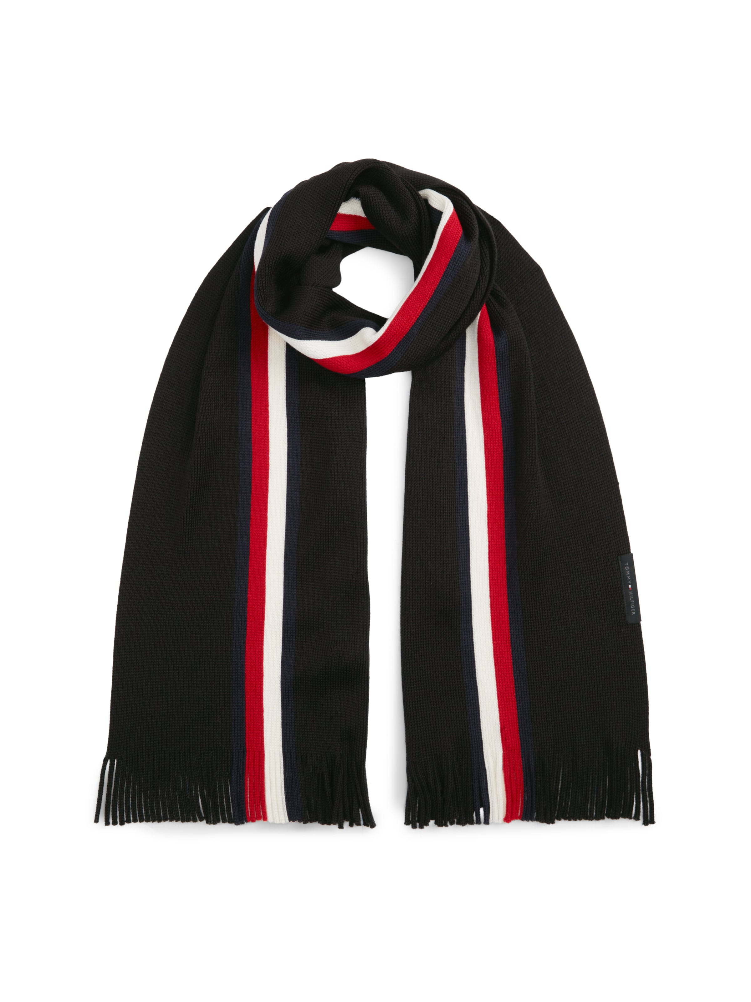 TOMMY HILFIGER Κασκόλ 'RASHELLE' σε μαύρο: μπροστά