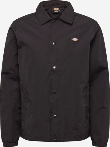 Coupe regular Veste mi-saison 'Oakport Coach' DICKIES en noir : devant