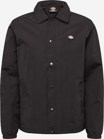 DICKIES Regular fit Tussenjas 'Oakport Coach' in Zwart: voorkant