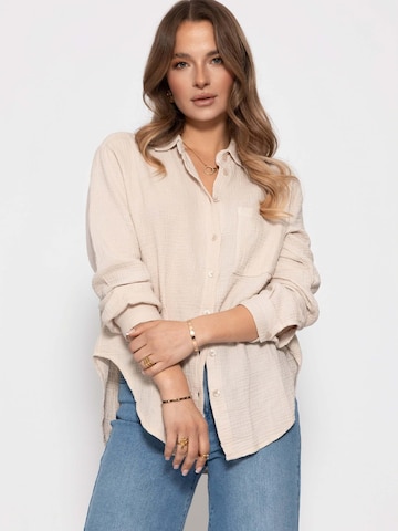 SASSYCLASSY Bluse‌‌‌‌‌‌‌‌‌ in Beige