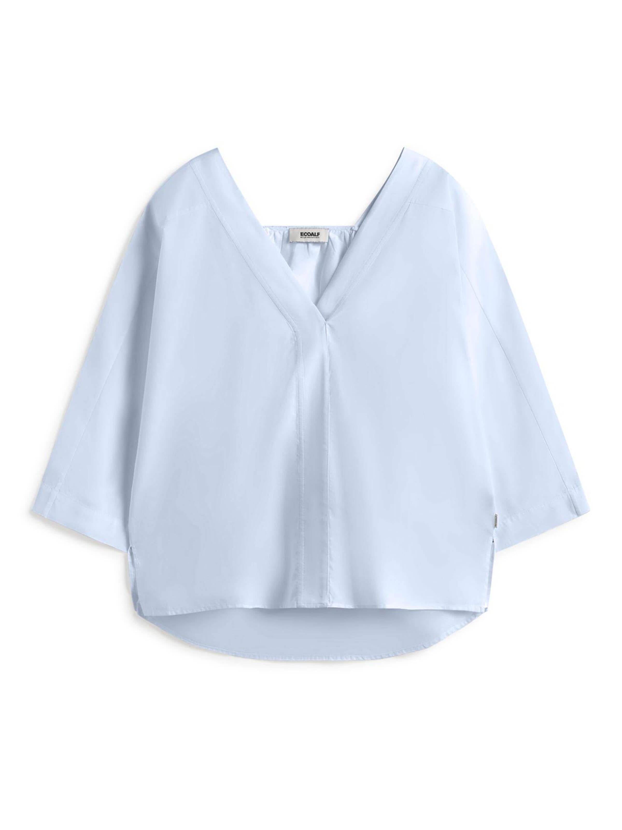 ECOALF Bluse 'PIA'‌‌‌‌‌‌‌‌‌ in Blau: Vorderseite