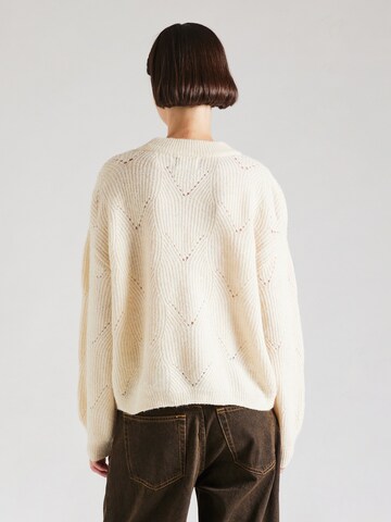 Pullover 'PCJENNA' di PIECES in bianco