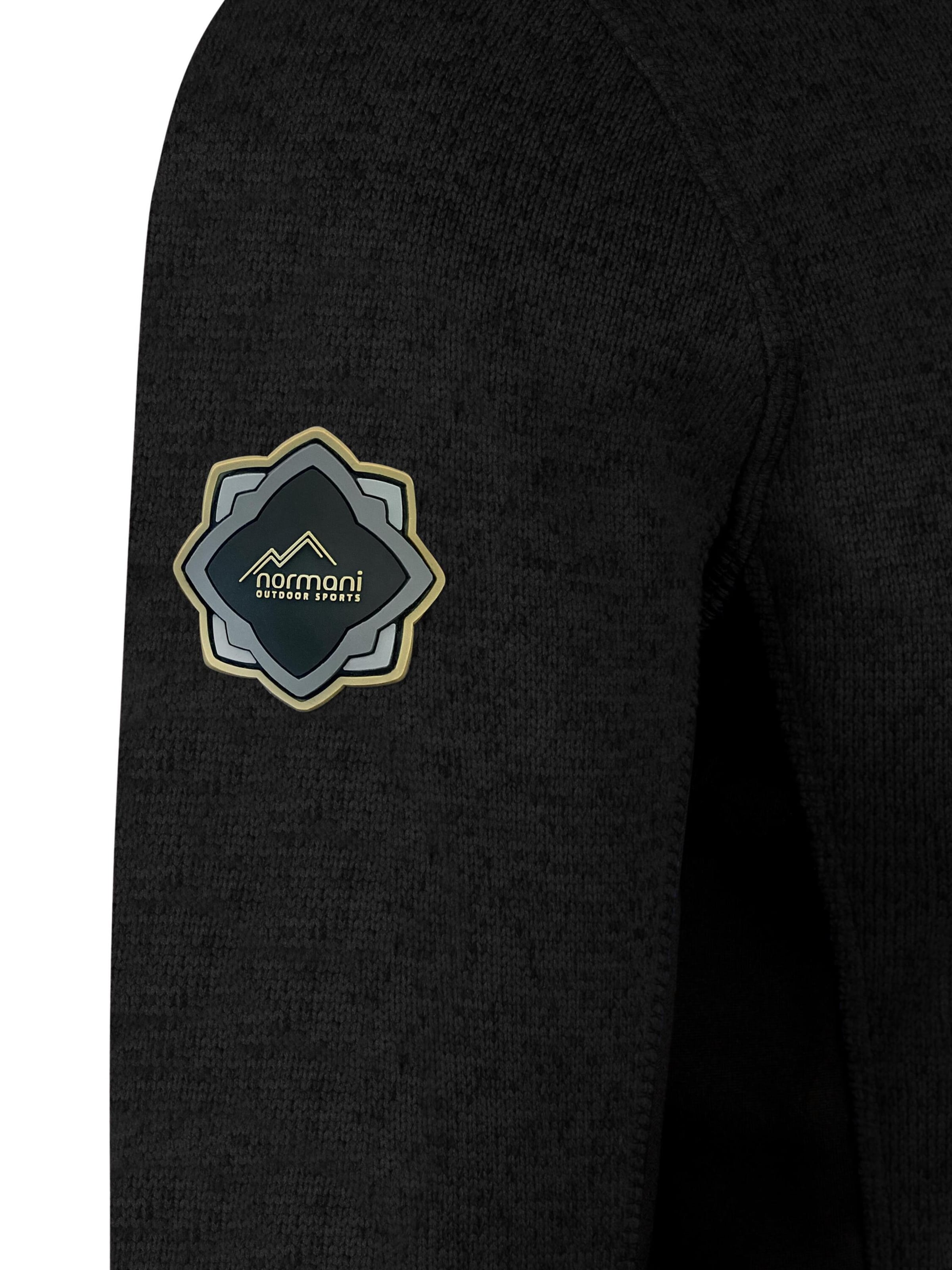normani Funktionsfleecejacke in Schwarz
