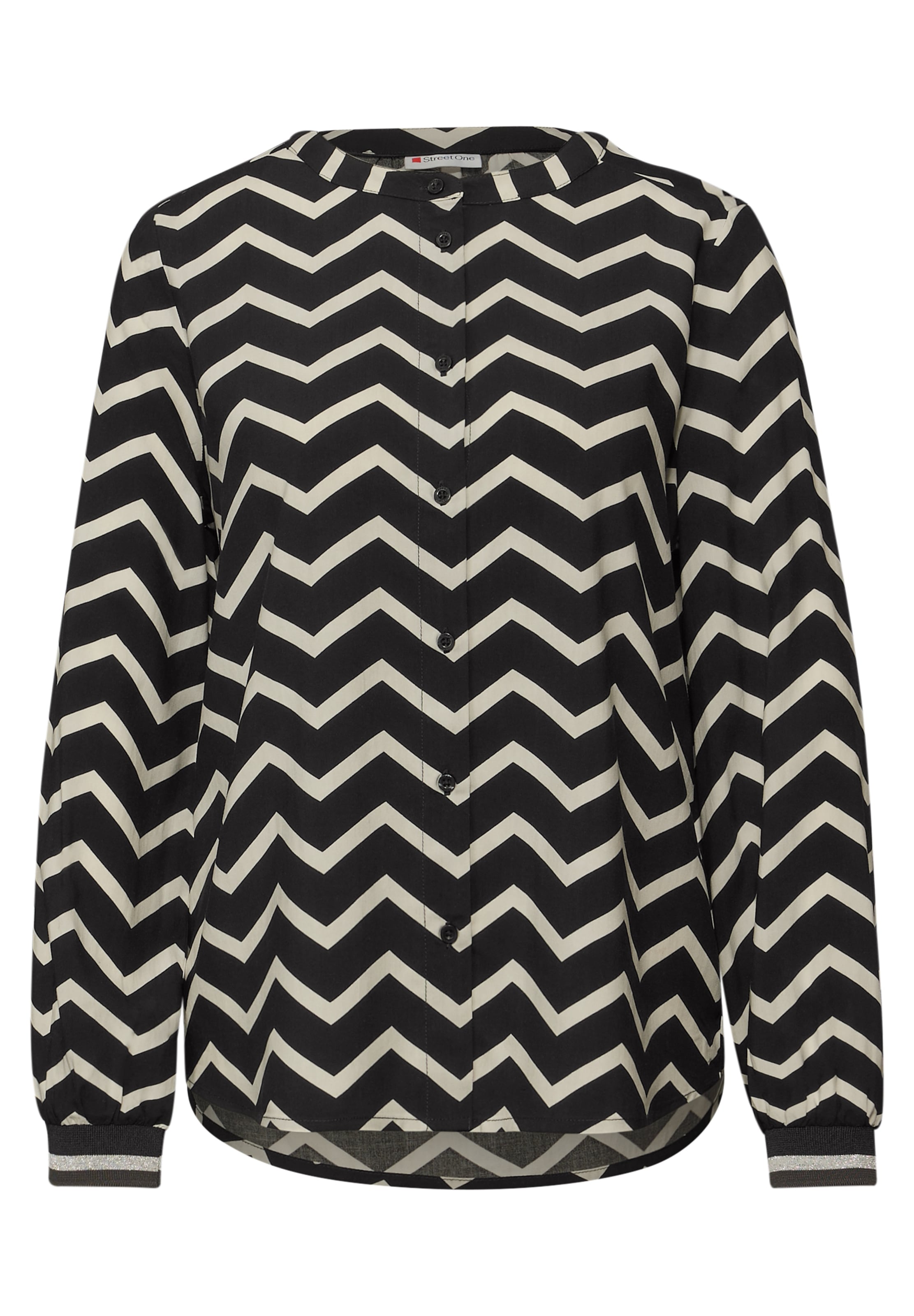 STREET ONE Bluse in Schwarz: Vorderseite