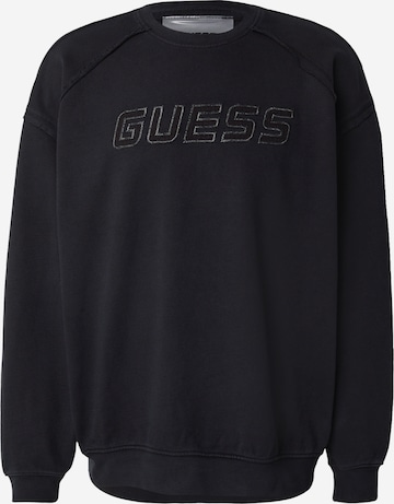 GUESS Свитшот в Черный: спереди